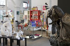 museumsshop mit vielfältigem Sortiment
